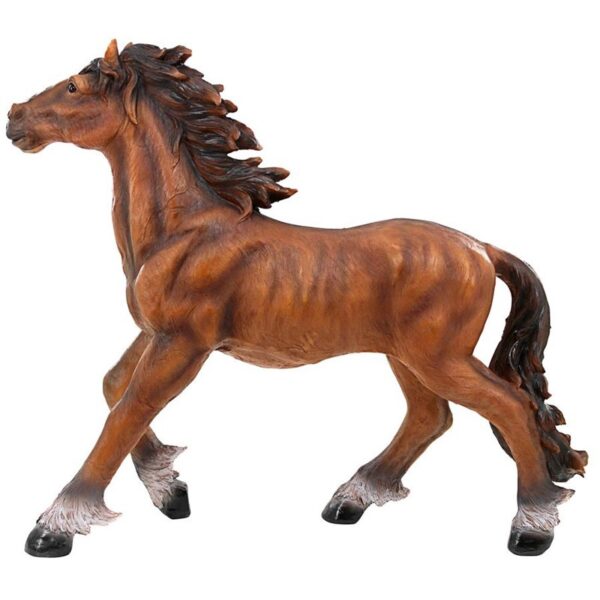 Design Toscano QM2659600 7 Inch Unbridled Running Mustang Statue