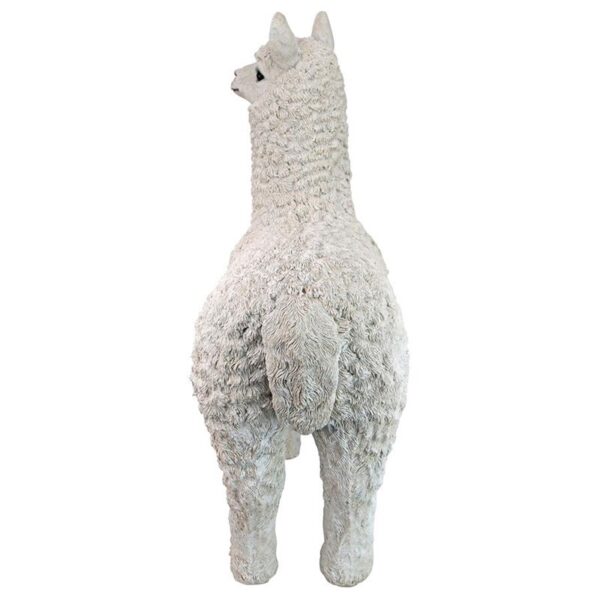 Design Toscano QM2680100 18 1/2 Inch Large Alpaca Statue