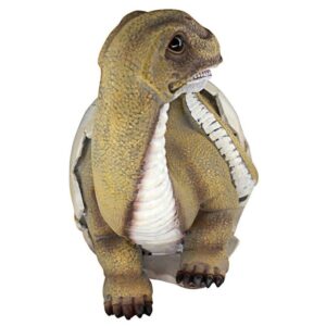 Design Toscano QM2727800 10 1/2 Inch Baby Brachiosaurus Dino Egg Statue