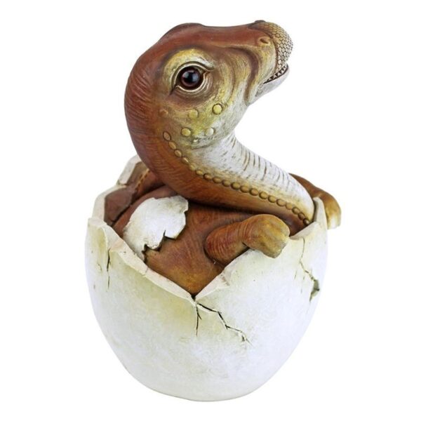 Design Toscano QM2727900 4 Inch Baby Raptor Dino Egg Statue