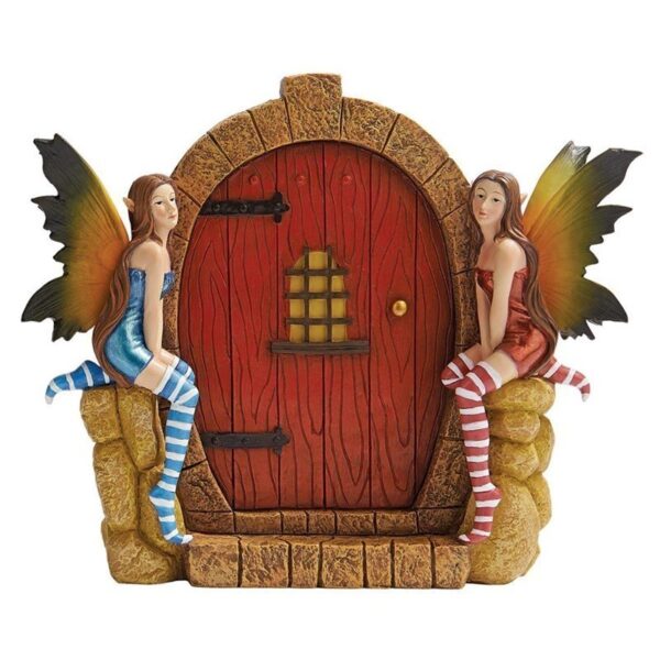 Design Toscano QM2757000 10 1/2 Inch The Enchanted Portal Fairy Door Plaque