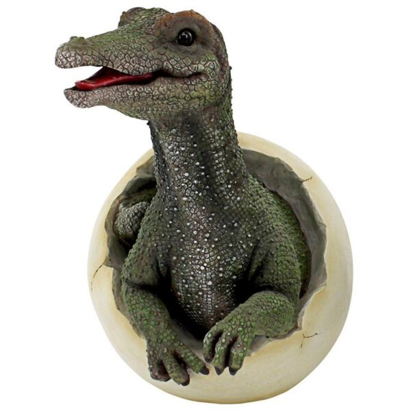 Design Toscano QM2824700 12 1/2 Inch Spinosaurus Dinosaur Egg Statue