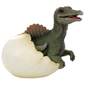 Design Toscano QM2824700 12 1/2 Inch Spinosaurus Dinosaur Egg Statue