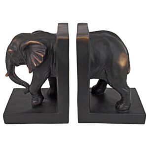 Design Toscano QM2859800 5 1/2 Inch Elephant Bookend Pair