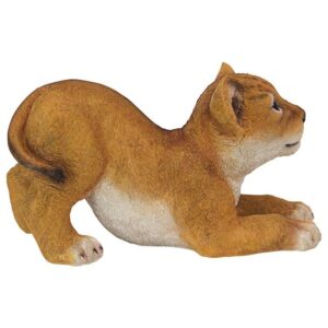 Design Toscano QM28733 7 1/2 Inch Tibesti Lion Cub Statue