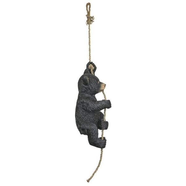 Design Toscano QM2897000 7 Inch Swinging Bocephus Bear on Rope Statue