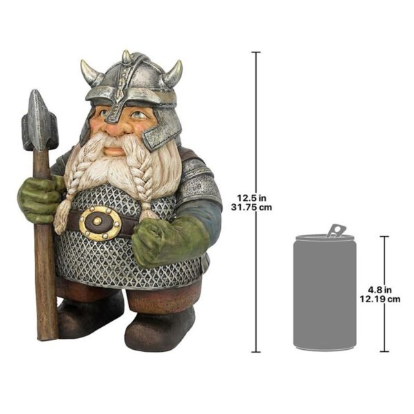 Design Toscano QM2932200 10 Inch Viking Gnome