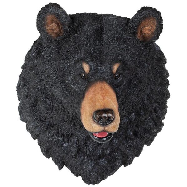 Design Toscano QM2948200 12 Inch American Bear Sculptural Wall Trophy