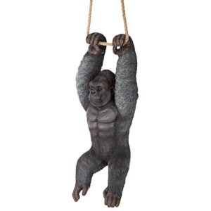 Design Toscano QM2958300 10 1/2 Inch Gorilla Hanging from Rope