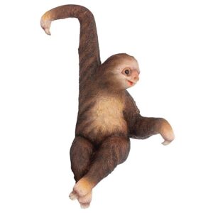 Design Toscano QM2986400 8 Inch Sloth that Hangs from Fence