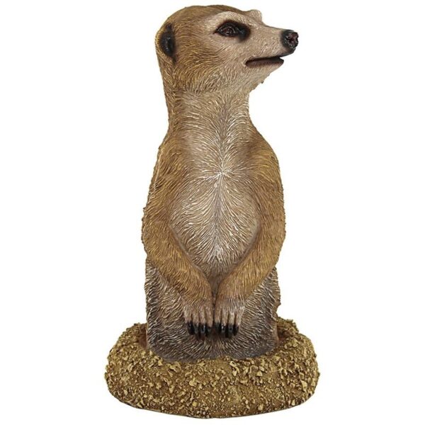 Design Toscano QM3143400 5 Inch Meerkat Coming Out of Ground Statue