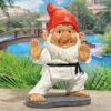 Design Toscano QM7511103 8 Inch Karate Kobi Martial Arts Garden Gnome