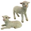 Design Toscano QM921057 12 Inch Set of Ramses and Aries Lamb Statues