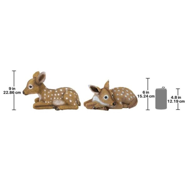 Design Toscano QM927871 Hershel and Darby Forest Fawns Set