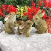 Design Toscano QM992008 3 Inch Baby Bunny Den Statue, Set of 6