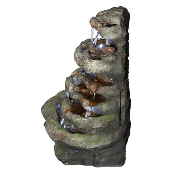 Design Toscano QN164061 21 Inch Ribbon Ridge Waterfall Fountain