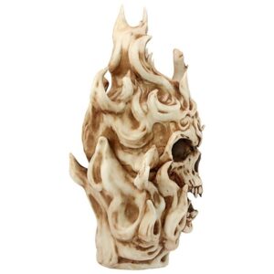 Design Toscano QS13 7 Inch Hells Flames Vampire Skull Statue