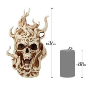 Design Toscano QS13 7 Inch Hells Flames Vampire Skull Statue