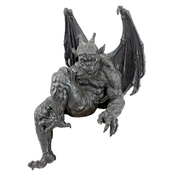 Design Toscano QS222893 9 1/2 Inch Old Studley Castle Gargoyle Sitter