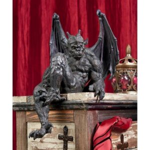 Design Toscano QS222893 9 1/2 Inch Old Studley Castle Gargoyle Sitter