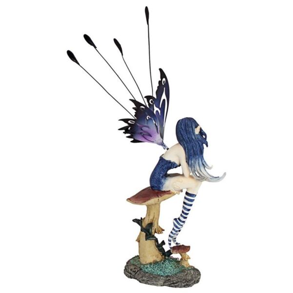 Design Toscano QS232725 8 1/2 Inch Sapphire Pepperwand Fairy Statue