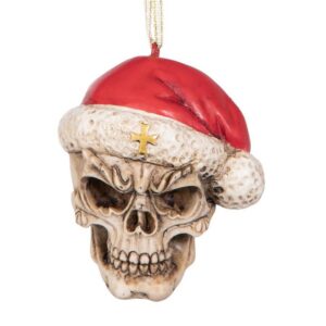 Design Toscano QS23709 2 1/2 Inch Skelly Claus II Holiday Skeleton Ornament