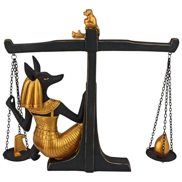 Design Toscano QS24108 10 Inch Anubis Weighing of the Heart Statue