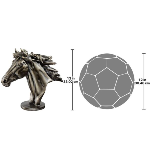 Design Toscano QS252 15 Inch Majestic Stallion Horse Statue