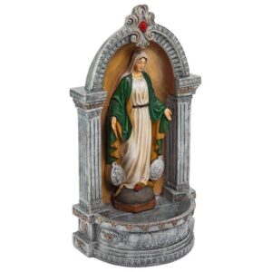 Design Toscano QS282314 7 Inch Virgin Mary of the Miraculous Medal Font