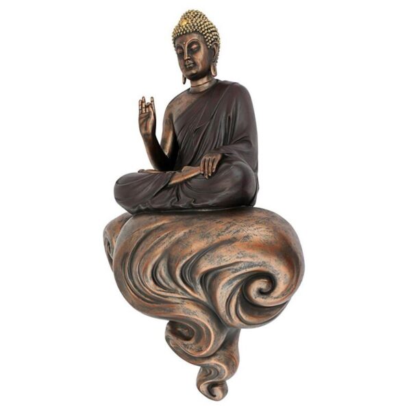 Design Toscano QS28828 12 1/2 Inch Enlightened Buddha on a Cloud Plaque