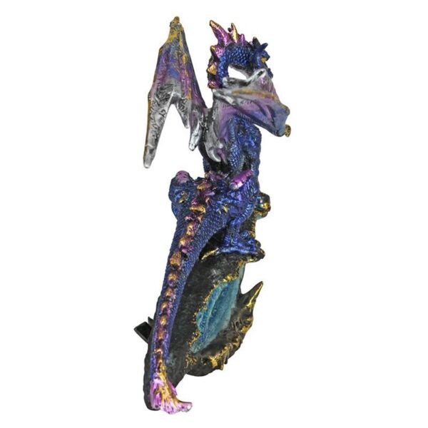 Design Toscano QS290928 8 1/2 Inch Geode Guardian Gothic Dragon Statue