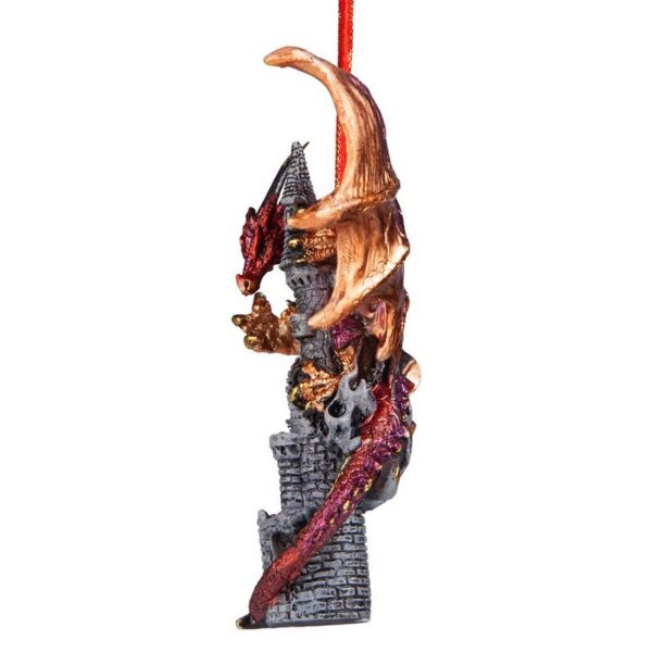 Design Toscano QS291250 4 1/2 Inch Zanzibar The Gothic Dragon Holiday Ornament