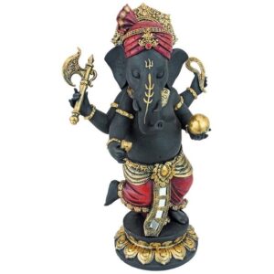 Design Toscano QS29199 8 1/2 Inch Standing Lord Ganesha Statue