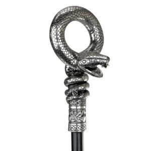 Design Toscano QS292250 Dragonsthorne 4 Inch Medusas Snake Walking Stick