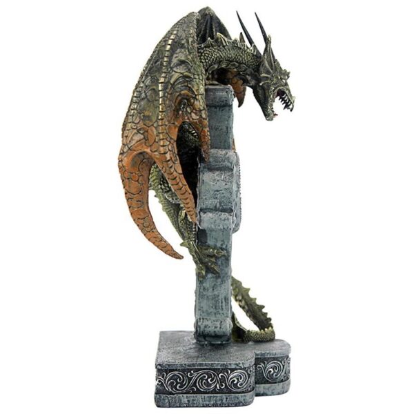 Design Toscano QS293441 7 Inch Druid Dragon of Mythic Prophecy Statue