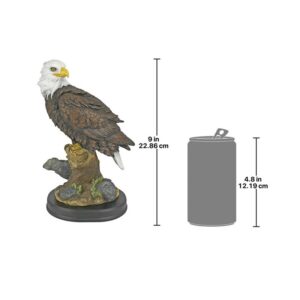 Design Toscano QS316 5 1/2 Inch Noble Bald Eagle Statues, Medium