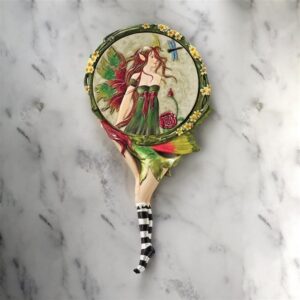 Design Toscano QS329053 5 1/2 Inch Lochloy House Fairy Hand Mirror