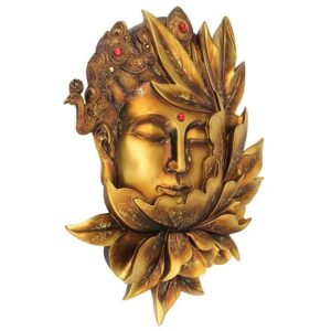 Design Toscano QS34819 8 Inch Guan Yin Lotus Wall Plaque