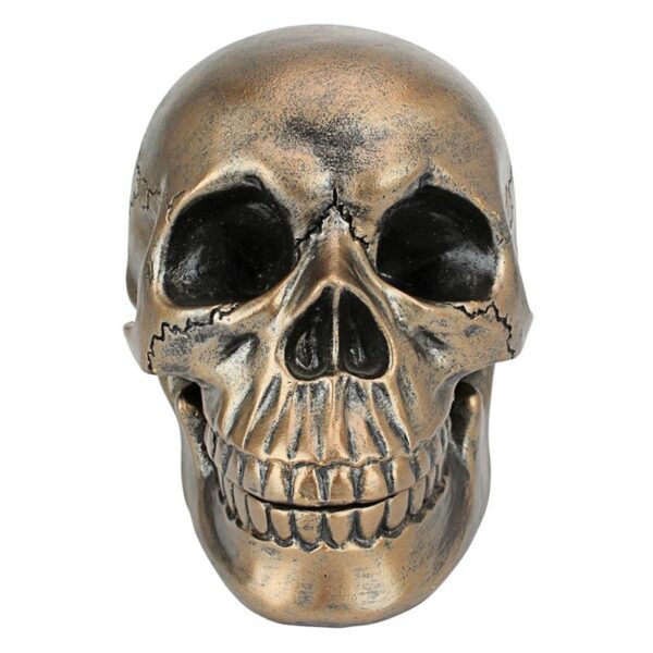 Design Toscano QS3917 5 Inch Memento Mori Skull Clock