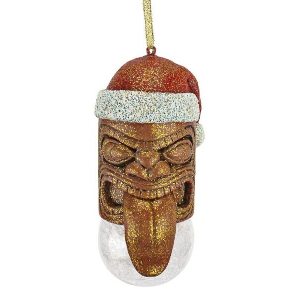 Design Toscano QS3952 2 Inch Lono Tiki South Seas Christmas Ornament