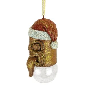 Design Toscano QS3952 2 Inch Lono Tiki South Seas Christmas Ornament