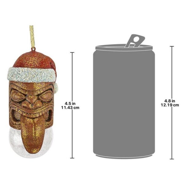 Design Toscano QS3952 2 Inch Lono Tiki South Seas Christmas Ornament