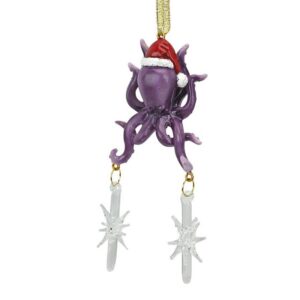 Design Toscano QS4040 2 Inch Tenacious Tentacles Octopus Holiday Ornament