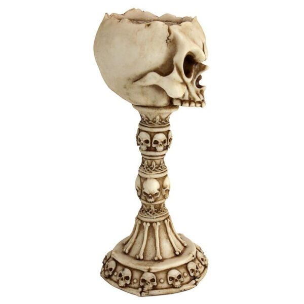 Design Toscano QS923844 3 1/2 Inch Skullduggery Candlesticks, Set of 2