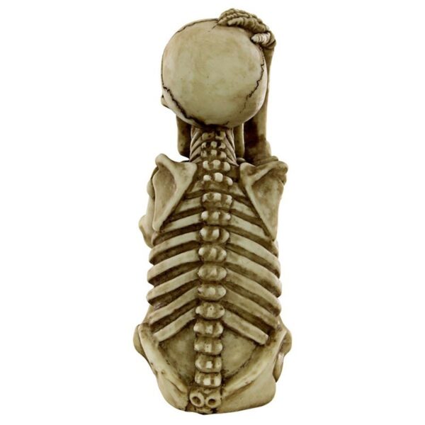 Design Toscano QS924351 4 1/2 Inch Mr Bone Jangles Skeleton Sitter, Set of 2