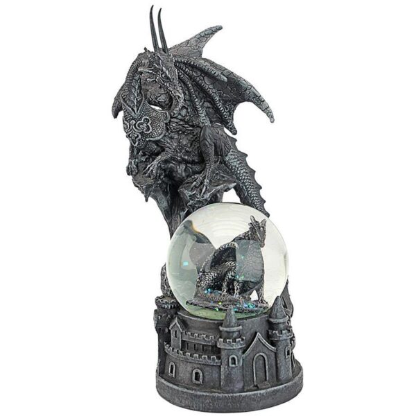 Design Toscano QS937041 3 1/2 Inch Dragons of Castle Malahide Water Globe