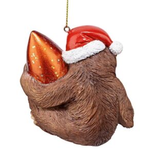 Design Toscano QS95306 3 Inch Sloth Xmas Ornament