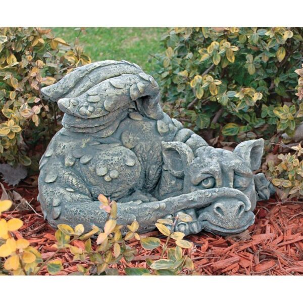 Design Toscano SH22237 20 Inch Large Blushing Babel Dragon Statue