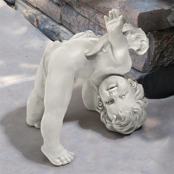 Design Toscano SH30003413 10 Inch Turvey Cherub Statue