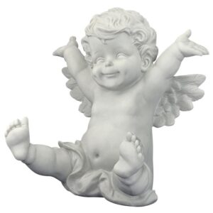 Design Toscano SH3042209 10 Inch Topsy Cherub Statue